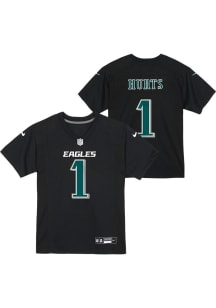 Jalen Hurts Philadelphia Eagles Boys Black Nike Game Football Jersey