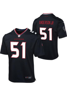 Will Anderson Jr Houston Texans Youth Navy Blue Nike Home Replica Football Jersey