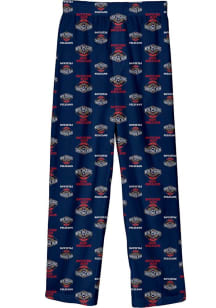 New Orleans Pelicans Youth Navy Blue All Over Printed Sleep Pants