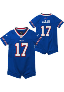 Josh Allen Buffalo Bills Baby Blue Nike Home Replica Romper Football Jersey