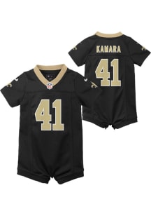 Alvin Kamara New Orleans Saints Baby Black Nike Home Replica Romper Football Jersey