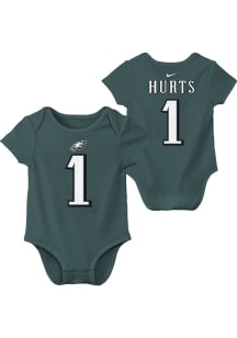 Nike Jalen Hurts Philadelphia Eagles Baby Teal Nike Fuse NN Short Sleeve One Piece