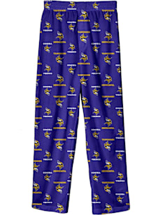Minnesota Vikings Boys Purple All Over Logo Sleep Pants