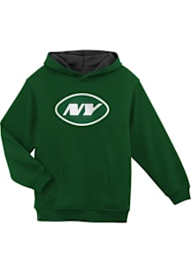 New York Jets Boys Green Prime Long Sleeve Hooded Sweatshirt
