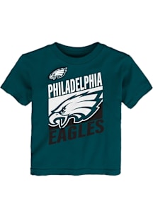 Philadelphia Eagles Infant Team Work Short Sleeve T-Shirt Teal