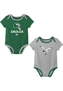 Nike Philadelphia Eagles Baby Kelly Green Retro Logo One Piece