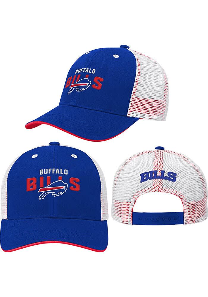Buffalo Bills BLUE Lock Up Meshback Youth Adjustable Hat
