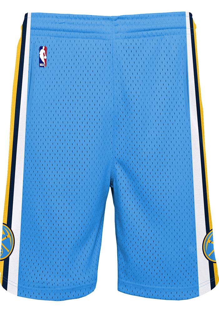 Denver Nuggets Mitchell and Ness Youth LIGHT BLUE Swingman Road