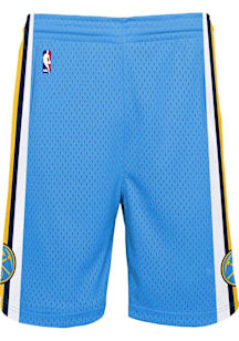 Mitchell and Ness Denver Nuggets Youth Light Blue Swingman Road Shorts