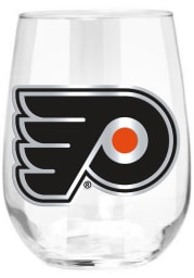 Philadelphia Flyers 15oz Emblem Stemless Wine Glass