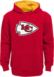 Kansas City Chiefs Boys Red Boys 4-7 Prime Long Sleeve Hooded Sweatshirt