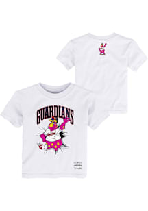 Mitchell and Ness Cleveland Guardians Toddler White Breakout Short Sleeve T-Shirt