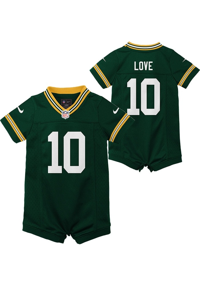 Green Bay Packers Jordan Love Baby Home Game HUNTER Nike Football