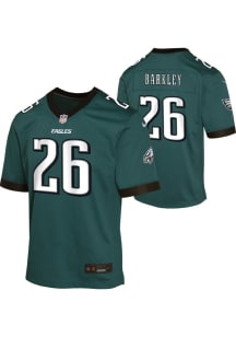 Saquon Barkley Philadelphia Eagles Youth Teal Nike Home Game Football Jersey