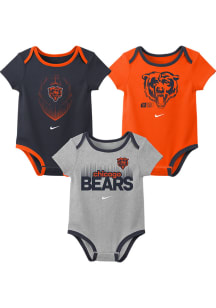 Nike Chicago Bears Baby Navy Blue Team Wordmark One Piece