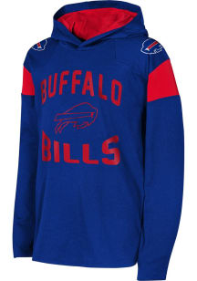 Buffalo Bills Youth Blue The Champ Is Here Lightweight Long Sleeve Hoodie