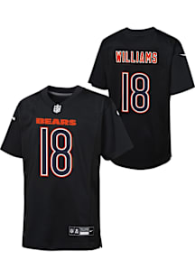 Caleb Williams Chicago Bears Youth Black Nike Carbon Football Jersey
