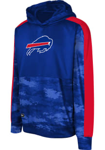 Buffalo Bills Youth Blue Pro Drill Long Sleeve Hoodie