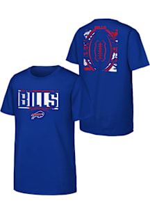 Buffalo Bills Youth Blue The Blitz Short Sleeve T-Shirt