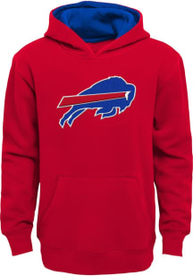 Buffalo Bills Youth Red Prime Long Sleeve Hoodie