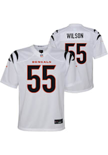 Logan Wilson Cincinnati Bengals Youth White Nike Away Replica Football Jersey