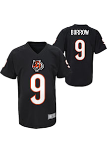 Joe Burrow Cincinnati Bengals Toddler Black V-Neck NN Short Sleeve Player Performance T Shirt