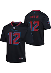 Nico Collins Houston Texans Youth Navy Blue Nike Alt 2 Replica Football Jersey