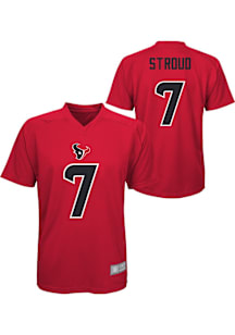 CJ Stroud Houston Texans Youth Red V-Neck NN Player Tee