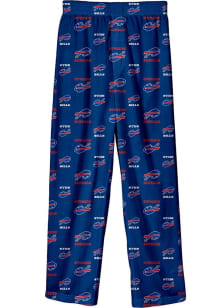 Buffalo Bills Youth Blue All Over Printed Sleep Pants