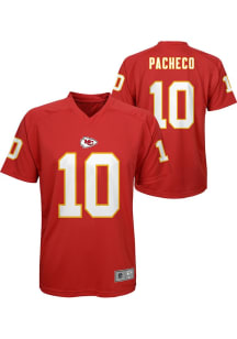 Isiah Pacheco  Kansas City Chiefs Boys Red V-Neck NN Short Sleeve T-Shirt