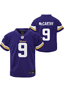 JJ McCarthy Minnesota Vikings Boys Purple Nike Home Replica Football Jersey