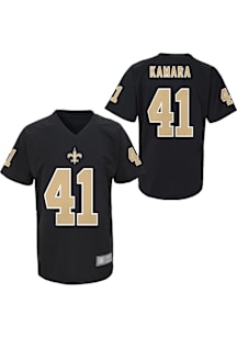 Alvin Kamara New Orleans Saints Youth Black V-Neck NN Player Tee