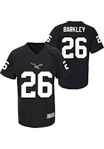 Saquon Barkley Philadelphia Eagles Youth Black V-Neck Retro NN Player Tee