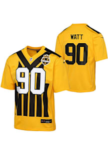 TJ Watt Pittsburgh Steelers Youth Gold Nike Alt Replica Football Jersey