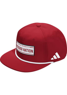 Indiana Hoosiers Adidas LR ROPE ADJ CAP Mens Snapback - Maroon