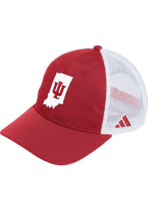 Adidas Maroon Indiana Hoosiers HERO TRUCKER Adjustable Hat