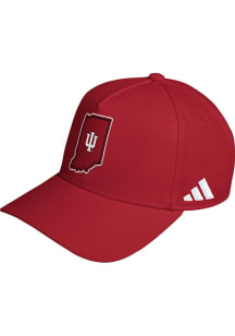 Adidas Maroon Indiana Hoosiers LOCAL A-FRAME Adjustable Hat