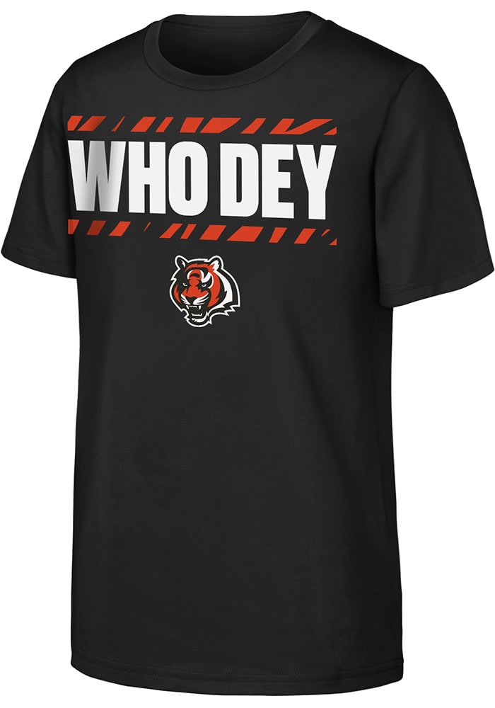 Bengals Custom Youth Performance V-Neck Tee