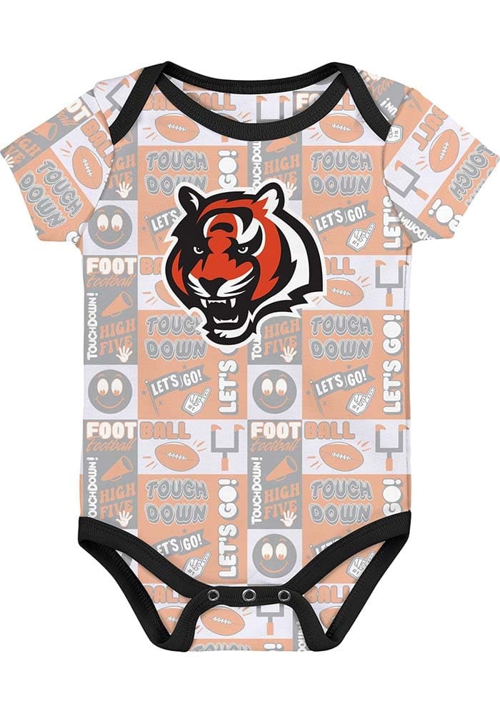 Cincinnati Bengals Baby Black Play Day One Piece