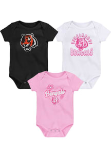 Cincinnati Bengals Baby Pink Play All Day Set One Piece
