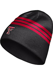 Adidas Texas Tech Red Raiders Black LR BEANIE Mens Knit Hat