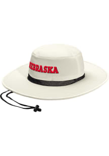 Nebraska Cornhuskers Adidas WIDE BRIM HAT Mens Bucket Hat - Tan