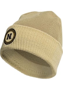 Nebraska Cornhuskers Adidas MIL APP BEANIE Mens Knit Hat - Tan