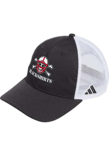 Adidas Black Nebraska Cornhuskers HERO TRUCKER Adjustable Hat