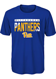 Pitt Panthers Youth Blue Ground control Short Sleeve T-Shirt