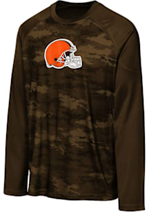 Cleveland Browns Youth Brown Win Zone Long Sleeve T-Shirt