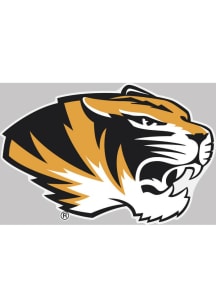 Missouri Tigers 3x4 Mascot Head Auto Decal - Gold
