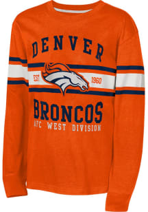 Denver Broncos Youth Orange All of the Lights Long Sleeve T-Shirt