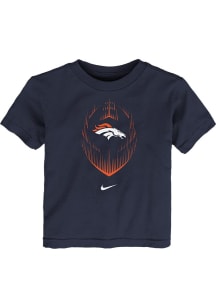 Nike Denver Broncos Toddler Navy Blue Nike Legend Icon Short Sleeve T-Shirt