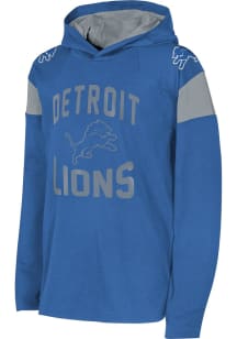 Detroit Lions Youth Blue The Champ Is Here Lightweight Long Sleeve Hoodie